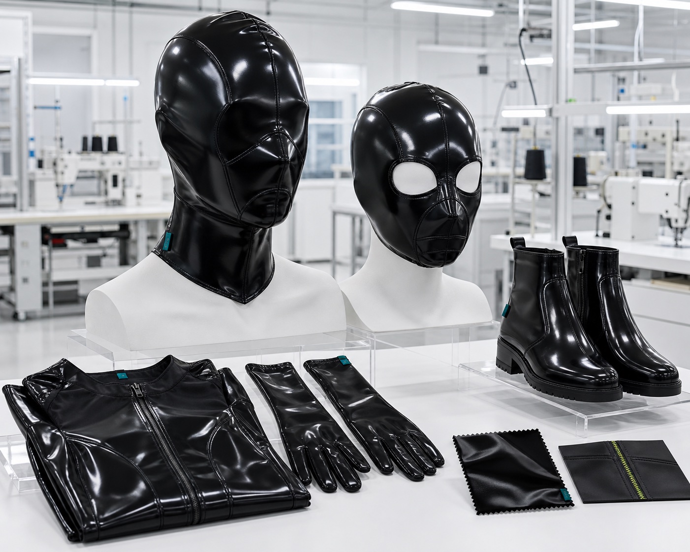 Wearable flexible-material apparel and masks