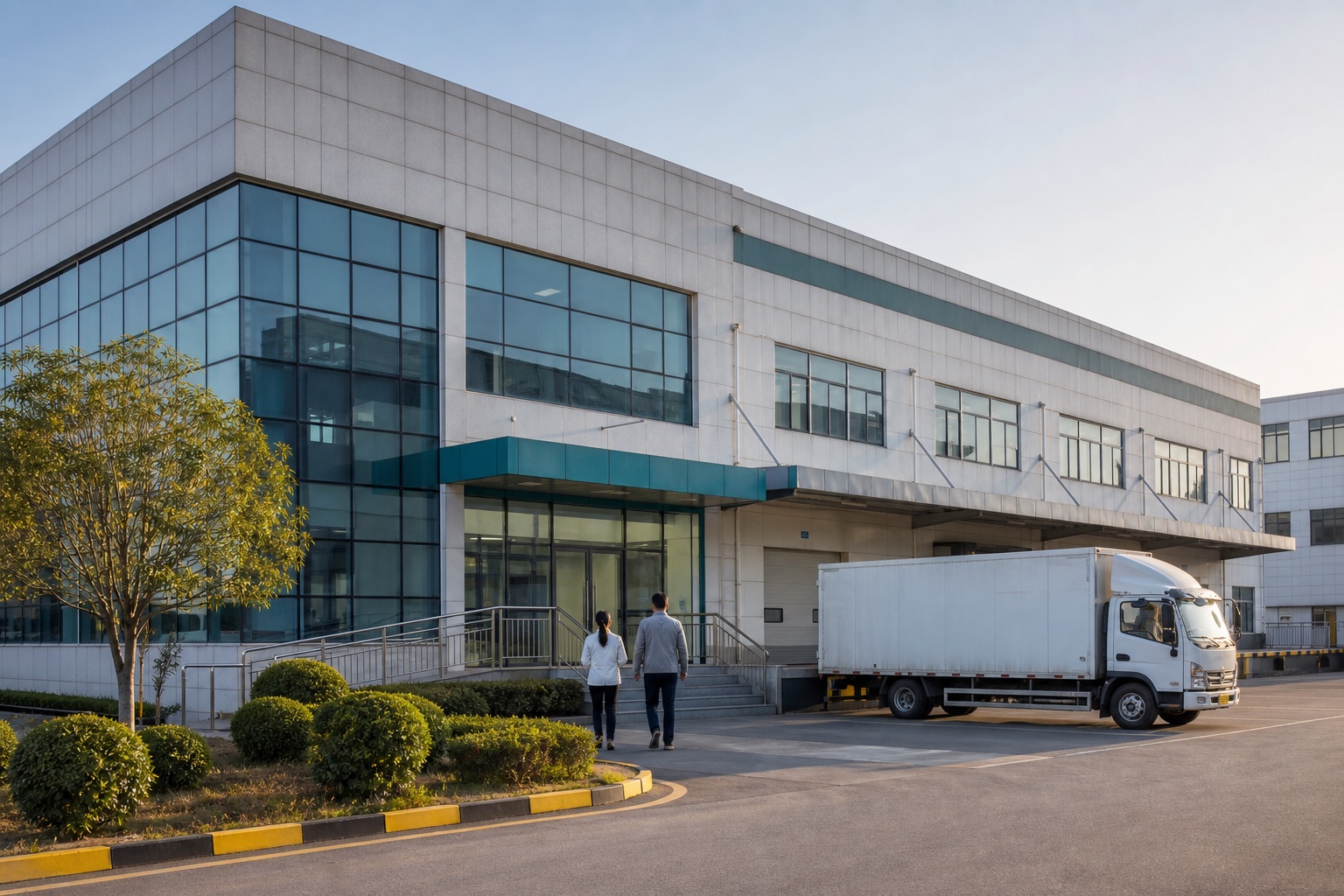 Illustrative exterior view for WODE manufacturing capability presentation