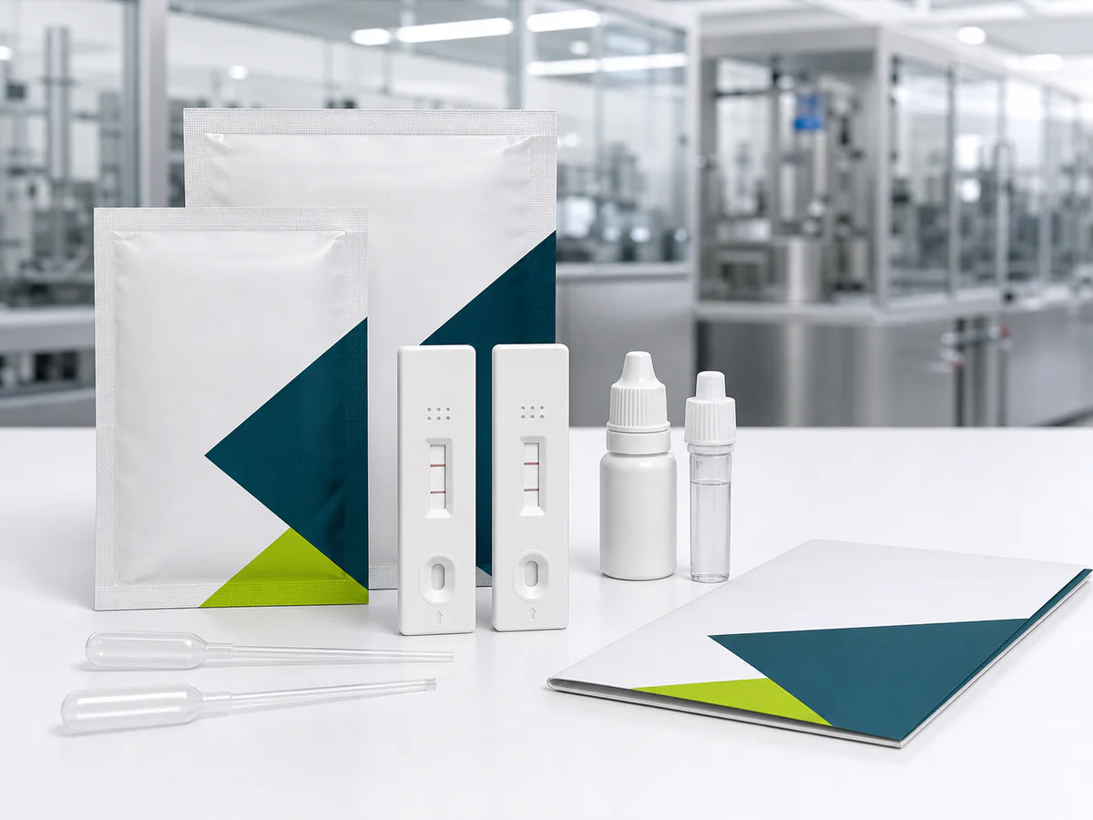 Treponema Pallidum antibody rapid-test product and documentation concept